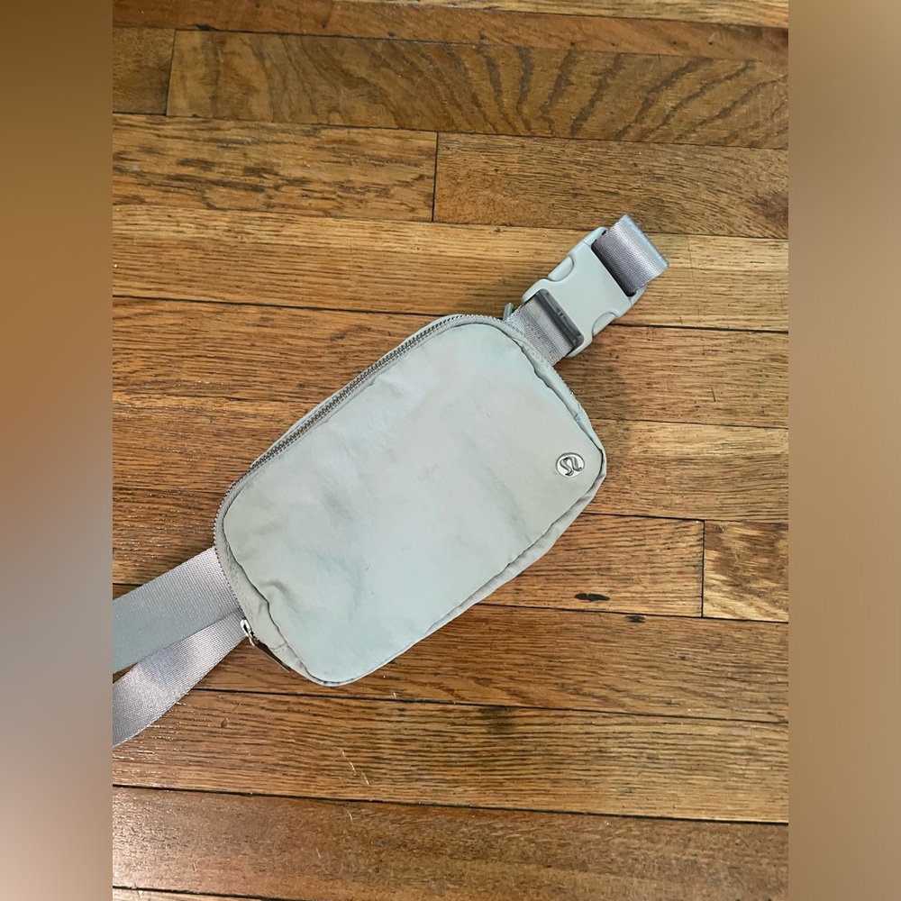 Grey lululemon belt bag